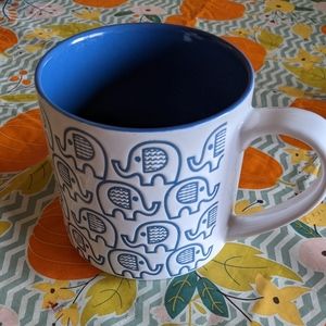 Graydon Hall Blue Elephant Mug